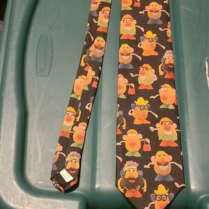 Ralph Marlin Mr. Potato Head Tie - Black and Multicolor